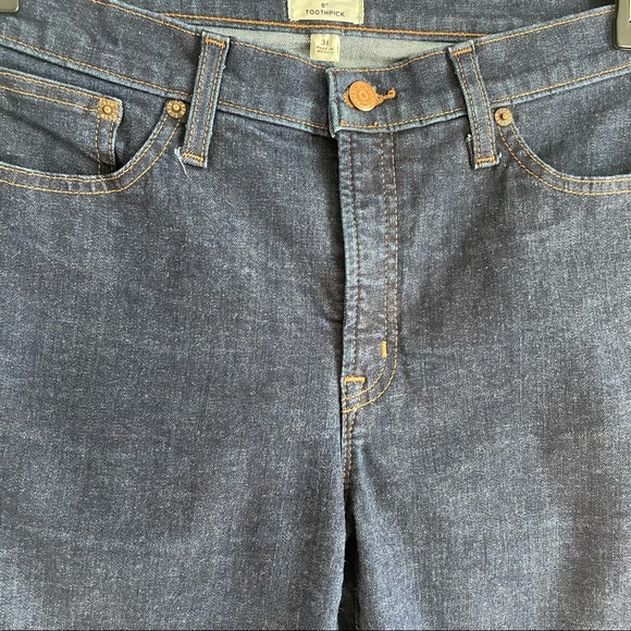 J. Crew 8" Toothpick Skinny Jeans Size 31 - Picture 3 of 7